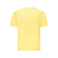 Yellow Cotton Men T-Shirt
