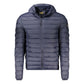 Blu Polyester Men's Jacket
