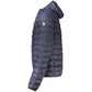 Blu Polyester Men's Jacket