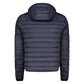Blu Polyester Men Jacket