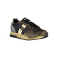 Blue Polyurethane Men Sneaker
