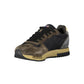 Blue Polyurethane Men Sneaker