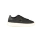 Black Polyester Low Top Sneakers