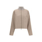Beige Fleece Wool Coat