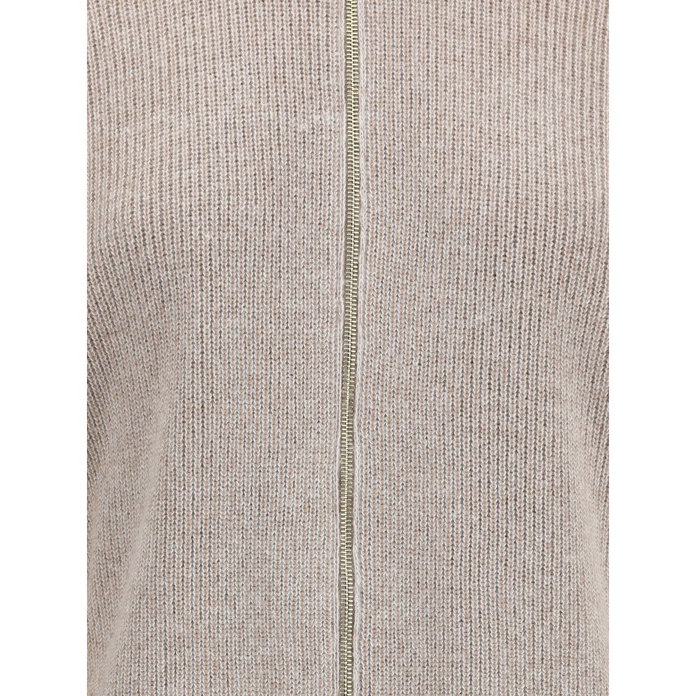 Beige Fleece Wool Coat
