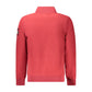 Red Polyester Men Sweatshirt