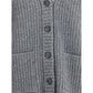 Gray Wool Cardigan