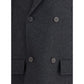 Gray Fleece Wool Coat