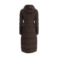 Brown Nylon Parka