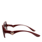 DG6153 Bordeaux Cat Eye Ladies Shades Eyewear Sunglasses