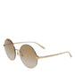 DG2228 Gold Plated Round Lenses Shades Eyewear Sunglasses