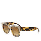 DG4379F White Tortoiseshell Gradient Acetate Shades Sunglasses