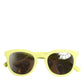 DG4324 Yellow Framed Mirrored Lenses Eyewear Sunglasses