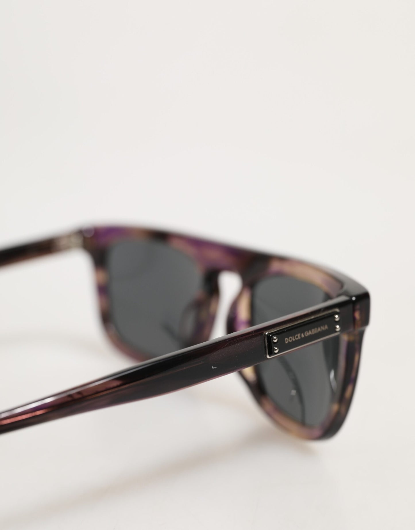 DG4390F Havana Full Rim Acetate Round Lenses Sunglasses