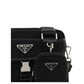 Black Polyamide Shoulder Bag