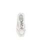 White Calf Leather Bos Taurus Athletic Sneakers