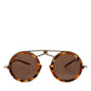 Gold Havana Frame DG Fatto A Mano Eyewea Sunglasses