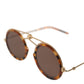 Gold Havana Frame DG Fatto A Mano Eyewea Sunglasses