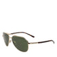 DG2125 Silver Frame Aviator Shades Eyewear Sunglasses