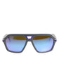 Blue Acetate Aviator Shades Eyewear Sunglasses
