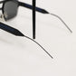 Black Metal Pilot Frame Shades Eyewear Sunglasses