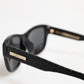 DG4177 Black Leather Frame Tinted Lens Sunglasses