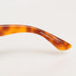 DG6089 Havana Full Rim Round Lenses Foldable Sunglasses