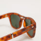 DG6089 Havana Full Rim Round Lenses Foldable Sunglasses