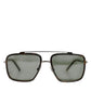 Silver Metal Frame Polarized Navigator Sunglasses