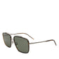 Silver Metal Frame Polarized Navigator Sunglasses