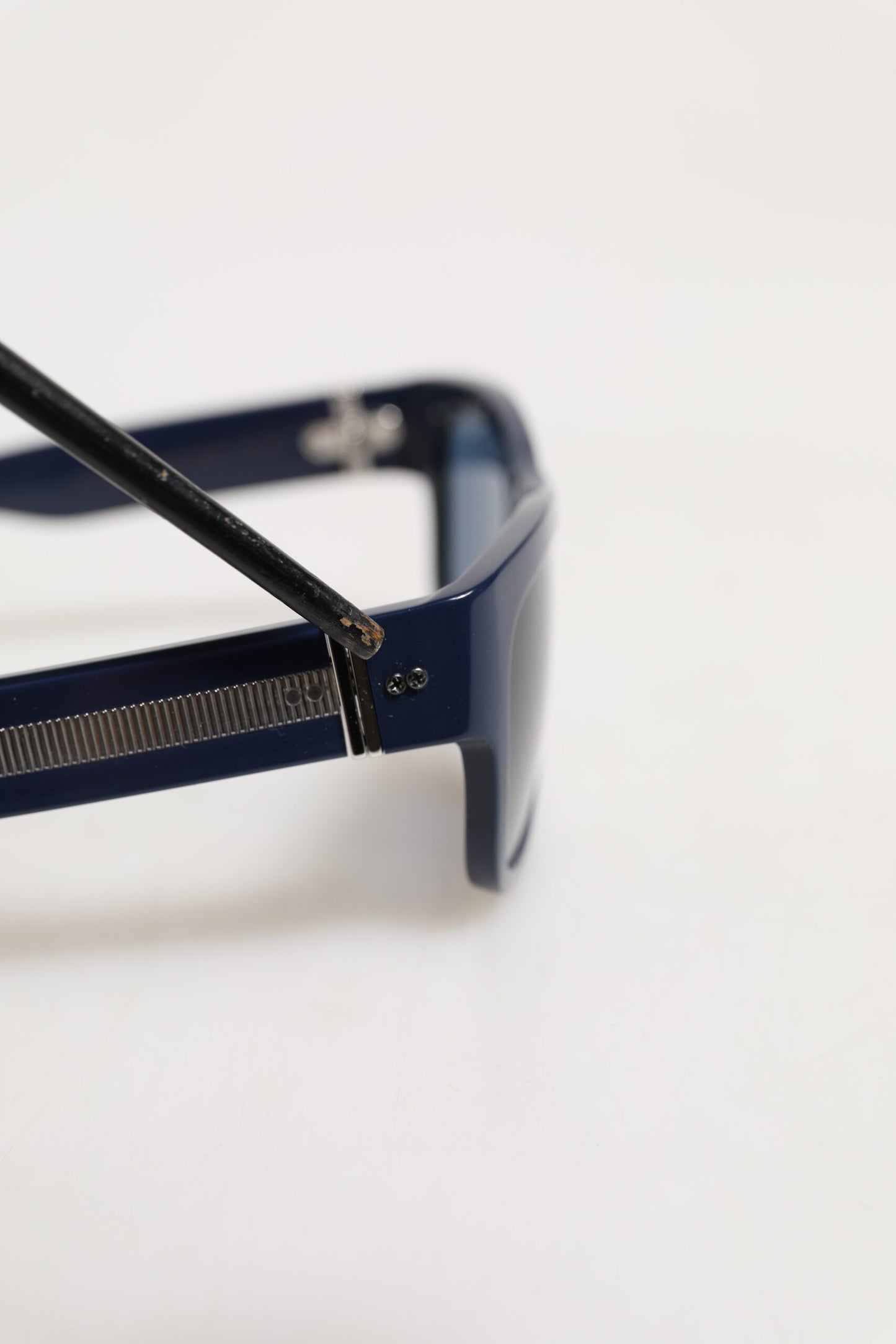 Blue Acetate Frame Polarized Lenses Sunglasses