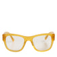 DG4338F Yellow Acetate Eccentric Sartorial Sunglasses