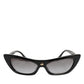 Black Re-Edition DNA Cat-Eye Frame Sunglasses