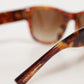 DG4338F Brown Havana Full Rim Round Lenses Sunglasses