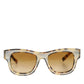 DG4379F White Tortoiseshell Gradient Shades Sunglasses