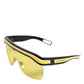 DG6162 Shield Black Yellow White Polyamide Sunglasses