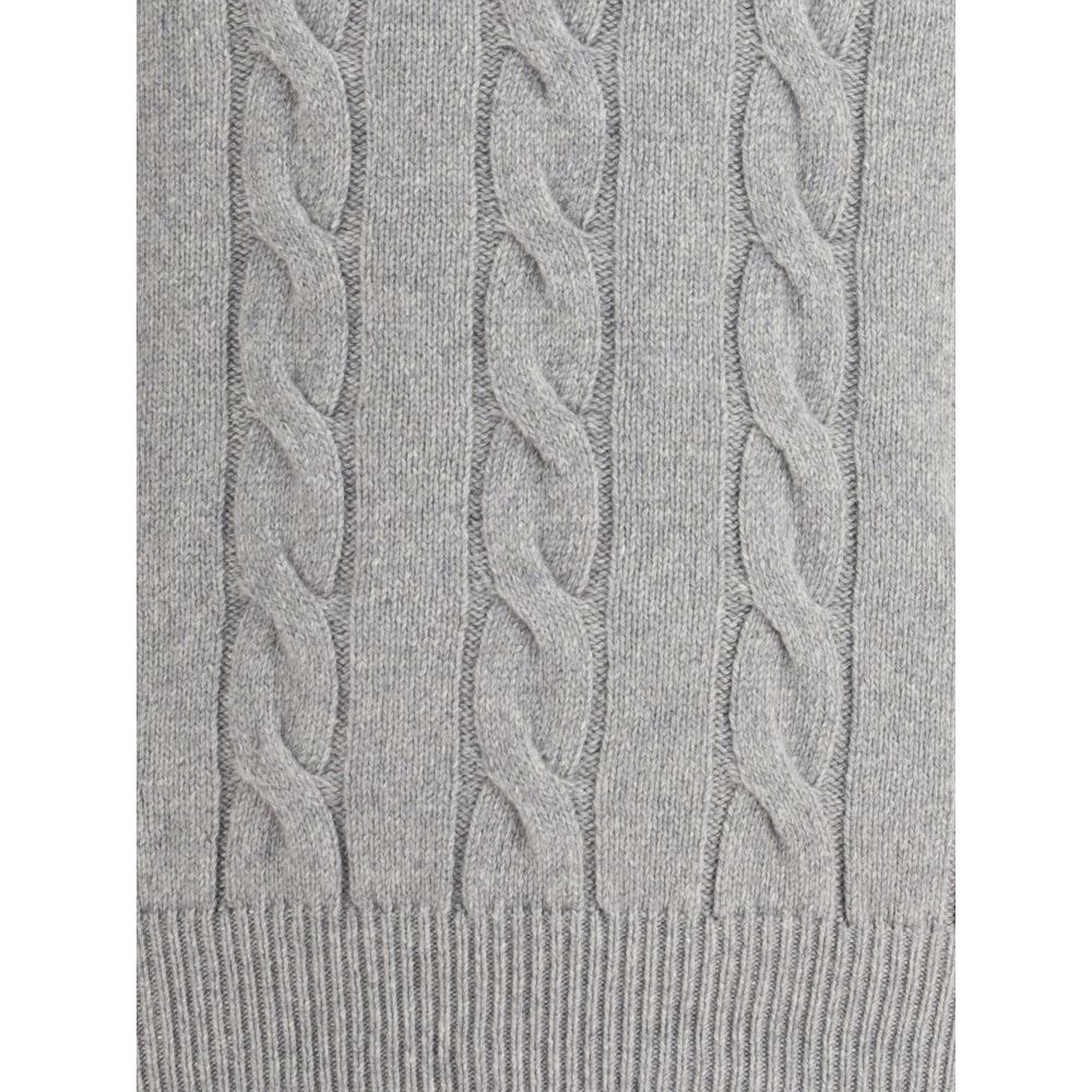 Gray Cashmere Sweatshirt