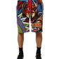 Multicolor Captain Sicily Men Bermuda Shorts