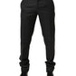 Black Wool Formal Dress Men Trouser Pants