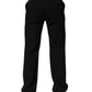 Black Wool Formal Dress Men Trouser Pants