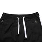 Black Cotton Stretch Men Bermuda Shorts