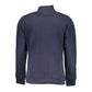 Blue Polyester Men Sweatshirt