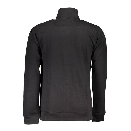 Black Cotton Men's Sweatshirt