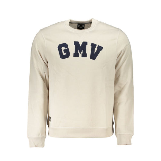 White Polyester Men's Sweatshirt