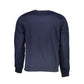 Blue Polyester Men's Sweatshirt