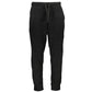 Black Polyester Men's Sweatpant