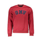 Red Polyester Men's Sweatshirt