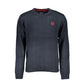 Blue Cotton Men's Sweater