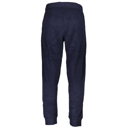 Blue Polyester Men's Sweatpant