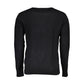 Black Viscose Men's Sweater